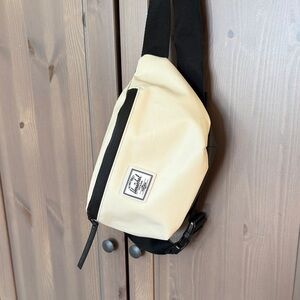 Herschel rubberized canvas waist pouch rain proof
